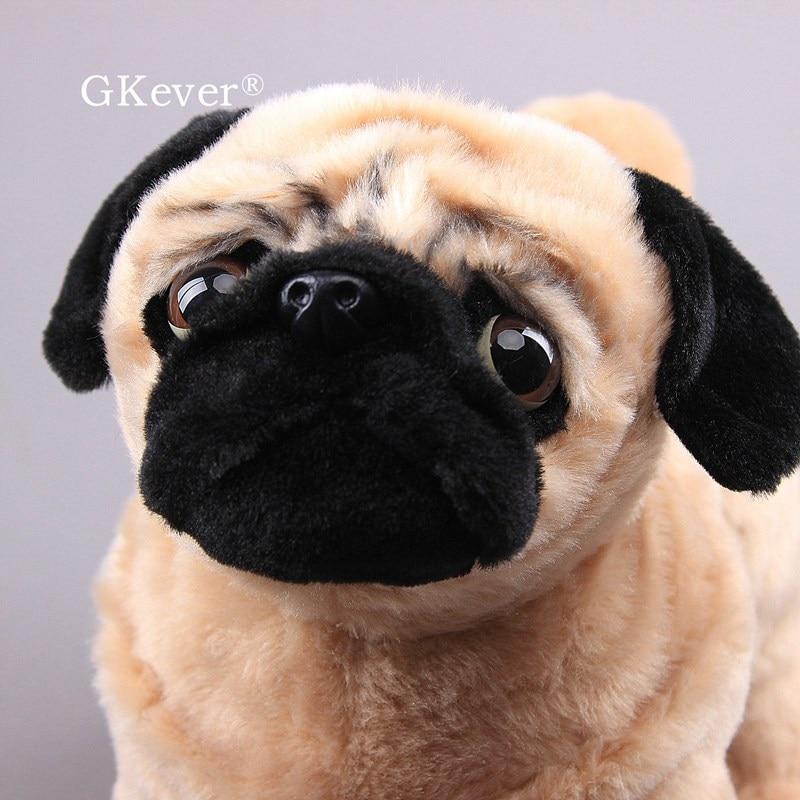 cuddly pug dog toy