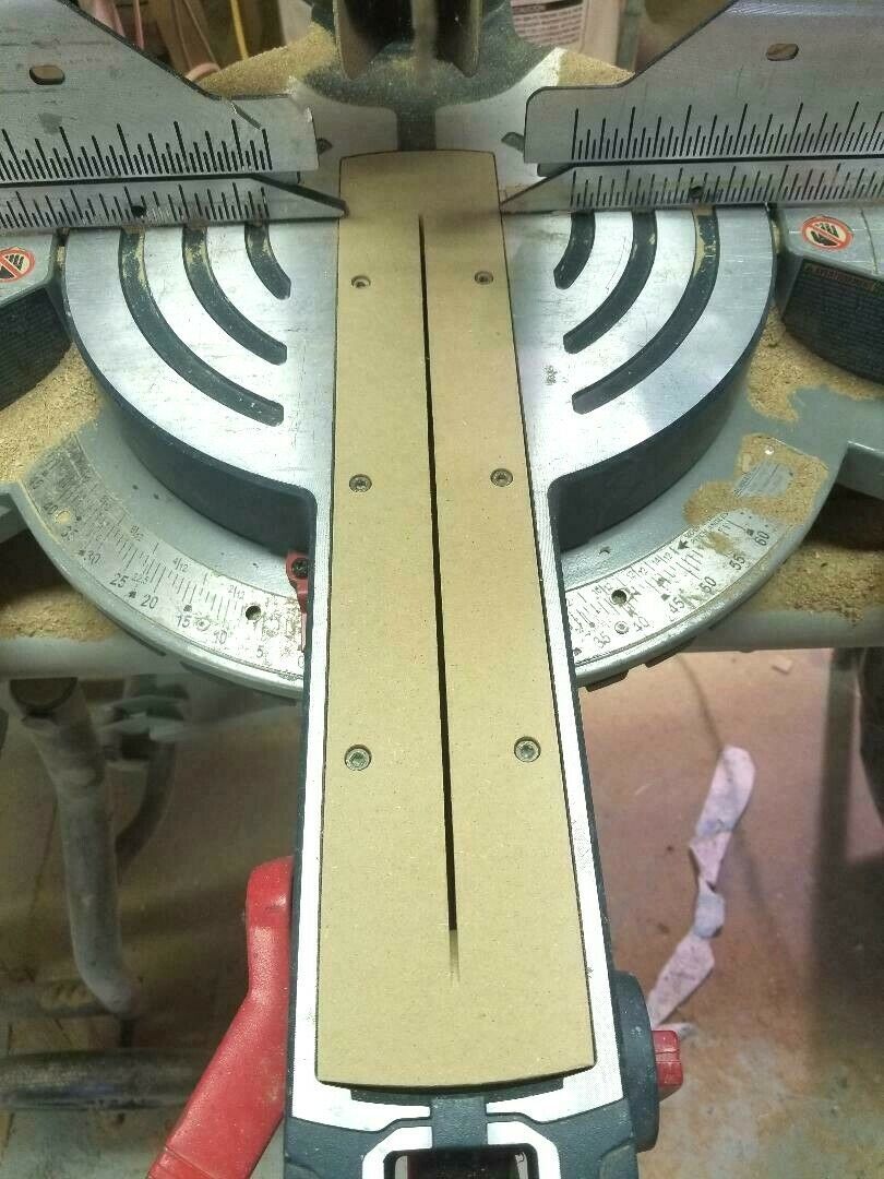 BOSCH 12" HINGE SLIDE MITER SAW GCM12SD ZERO CLEARANCE INSERTS (SET OF