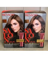 (2) Revlon Salon Color 6G Light Golden Brown 100% Gray Coverage Hair Color - $34.95
