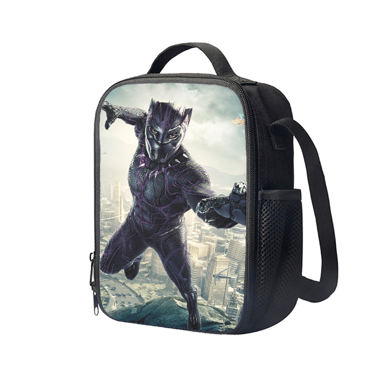 Black Panther Insulated Lunch Bag Set Lunchboxes & Bags