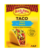 Old El Paso Mild Taco Seasoning Miix 12 x 24g packages Canada  - $59.99