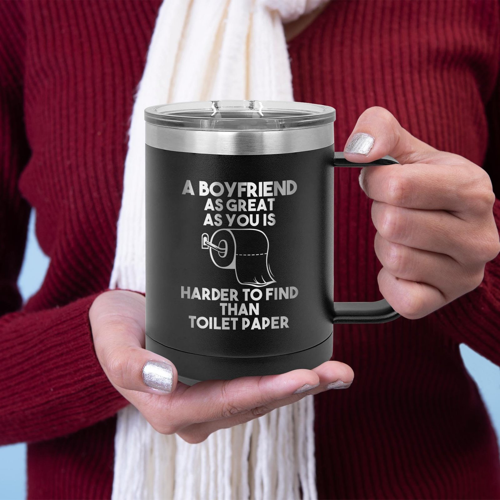 Boyfriend Mug Tumbler Cup Funny Gifts For Birthday