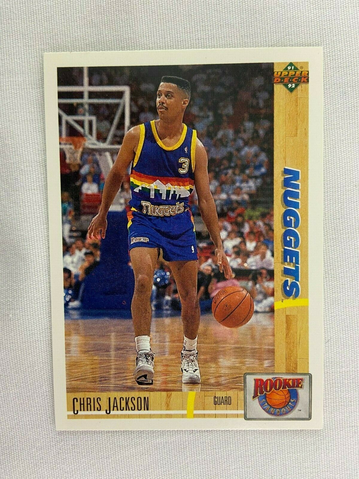 Chris Jackson Denver Nuggets 1991 Upper Deck Basketball Card R 17
