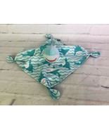 Mary Meyer Baby Shark All Over Print Lovey Security Blanket Nunu Blue - $74.25