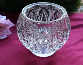 Avon Diamond Cut Heavy Glass Bowl Vintage, Decorative Centerpiece, Retro... - $30.00