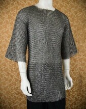  NauticalMart Chainmail Shirt Medieval Chainmail Armor Large Size