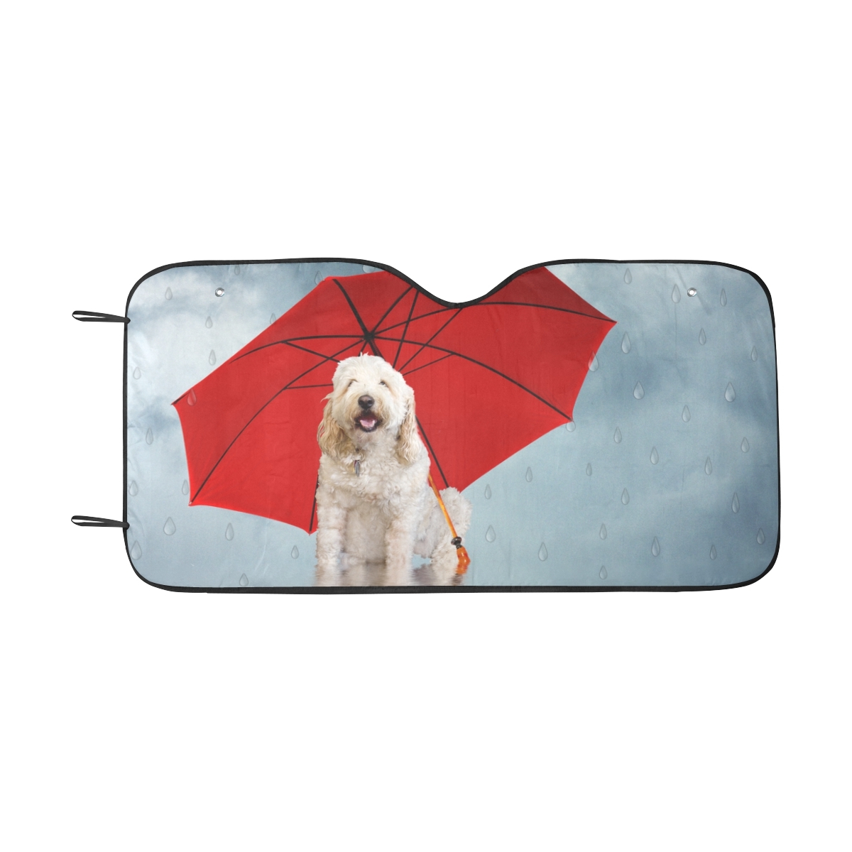Car Window Shade Umbrella Dog Puppy Animal Pattern Girly Sunshade For