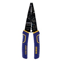 IRWIN Vise-Grip Wire Stripping Tool / Wire Cutter, 8-Inch (2078309), Multicolor - $27.99