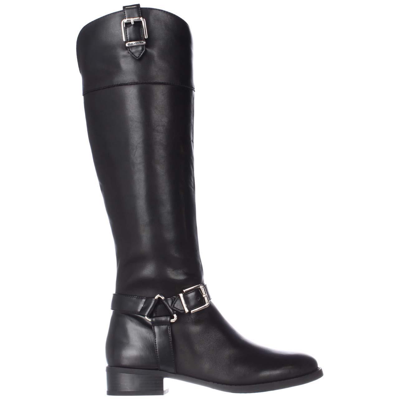 I35 Fedee Harness Strap Riding Boots, Black, 5 US - Boots