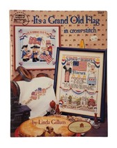 It's A Grand Old Flag Cross Stitch Leaflet ASN Patriotic Uncle Sam Flag #3557  - $9.95
