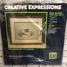 New Factory Sealed 1984 Contentment Creative Expressions Crewel Embroidery Kit - $30.59