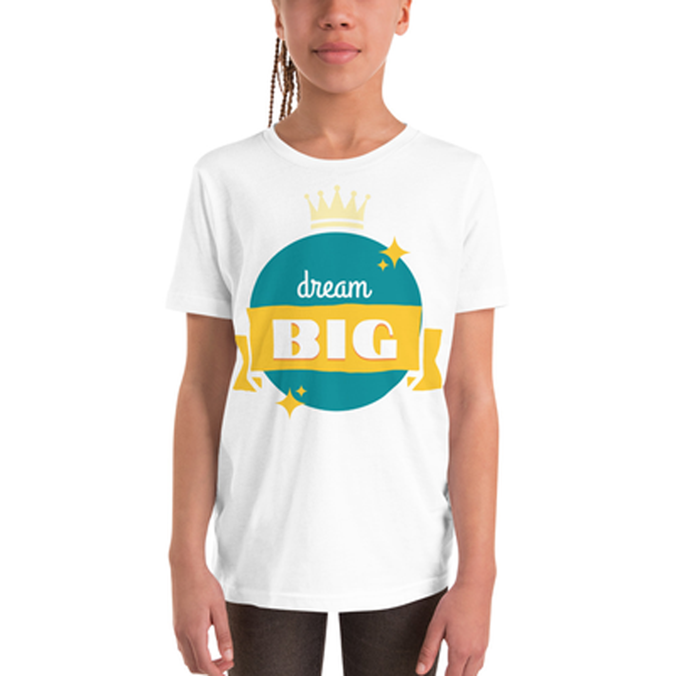 Primary image for Youth Premium Tee Short Sleeve T-Shirt . Dream Big , Unique Design Youthful New