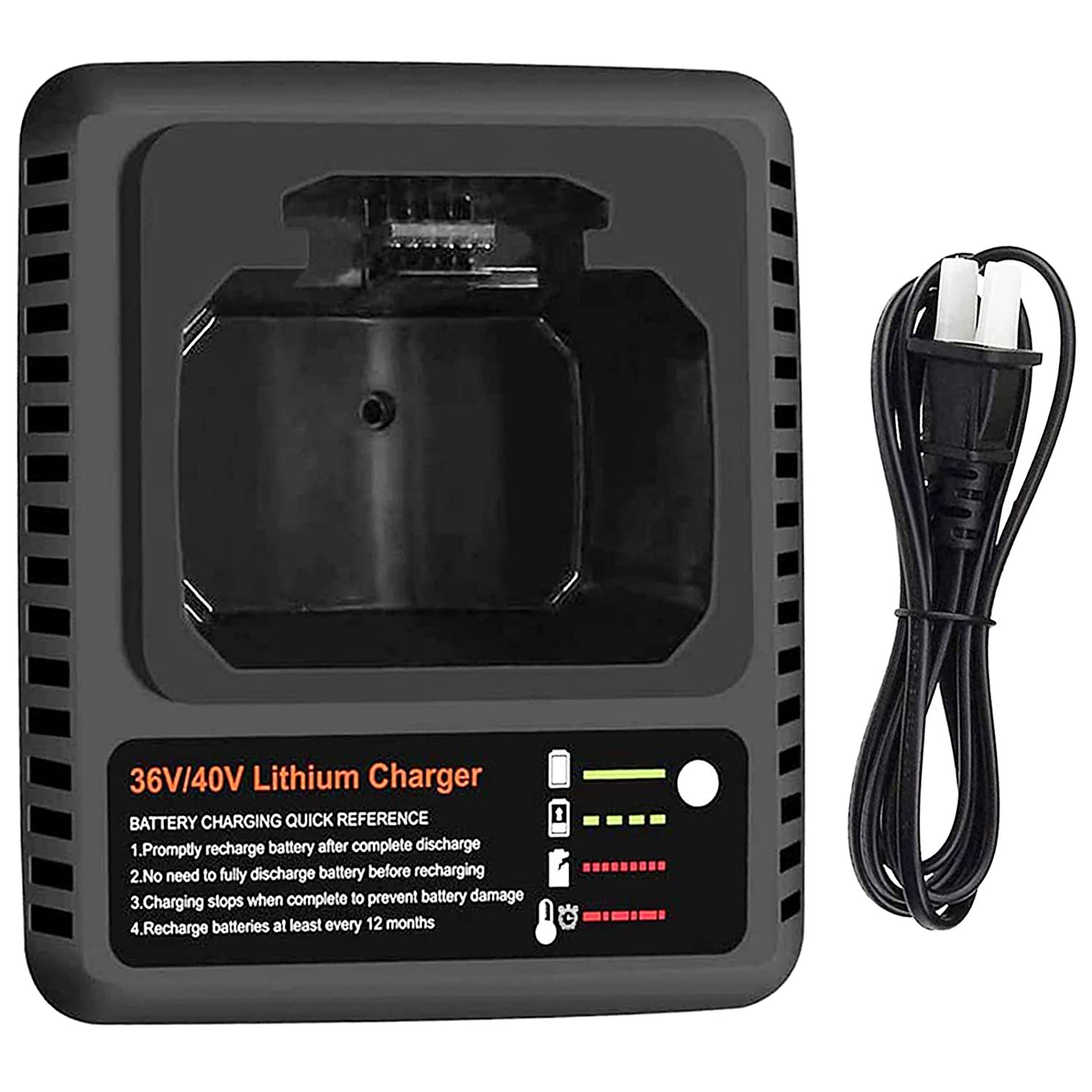 Primary image for 40V Max Battery Charger Lcs36 Lcs40 Replacement For 36V 40V Max Lithiu