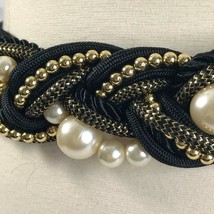 Motion East Size M/L Women&#39;s Fashion Belt Large Faux Pearls Twist Rope 1W - $33.72