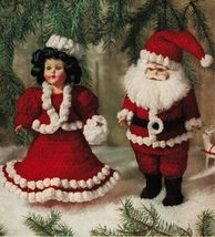 Vintage 1952 Star Crochet For Christmas Ornaments Dolls Pot Holder Pattern Book - $13.99