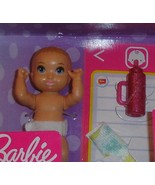 Barbie family doll baby Babysitters Inc tan/brown hair blu eyes MIB wear... - $7.99