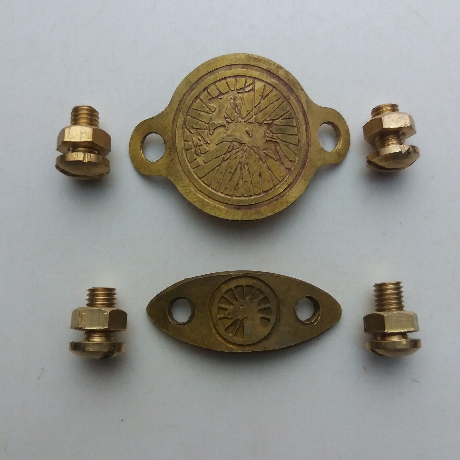 Lot De 12 Serres-tringles ALGI Vintage - Pour Garde-boue Vélo Ancien
