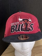 New Era Hardwood Classics Red Chicago Bulls Windy City Fitted Hat Cap 7 5/8 - $17.41