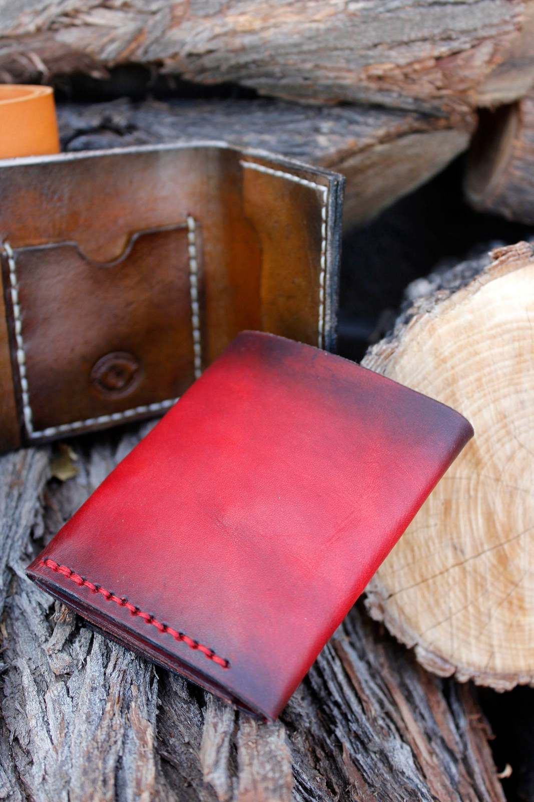 Minimalist Tri Fold Leather Wallet, A Handmade Slim Wallet Perfect as a ...