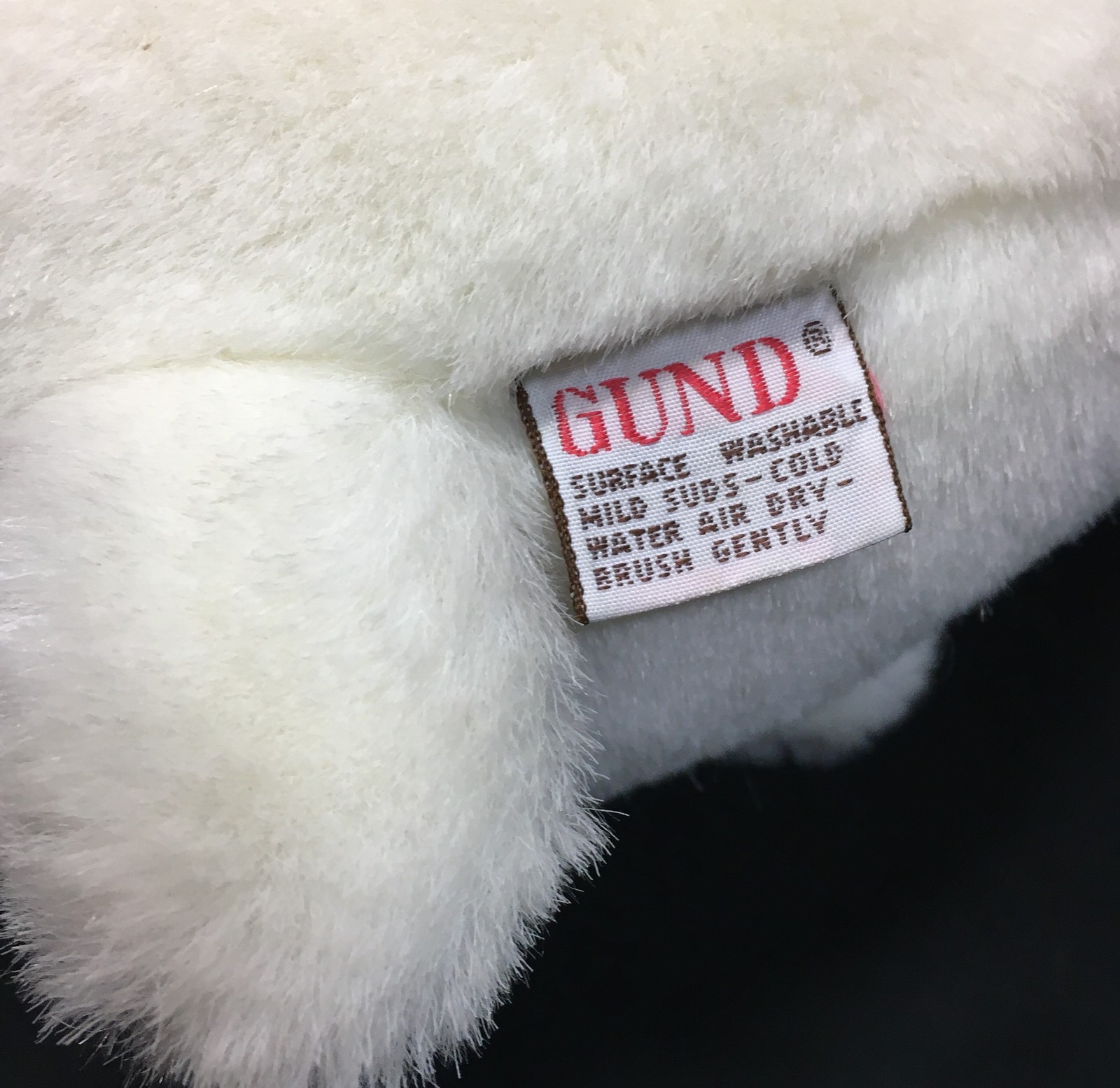 gund polar bear 1980