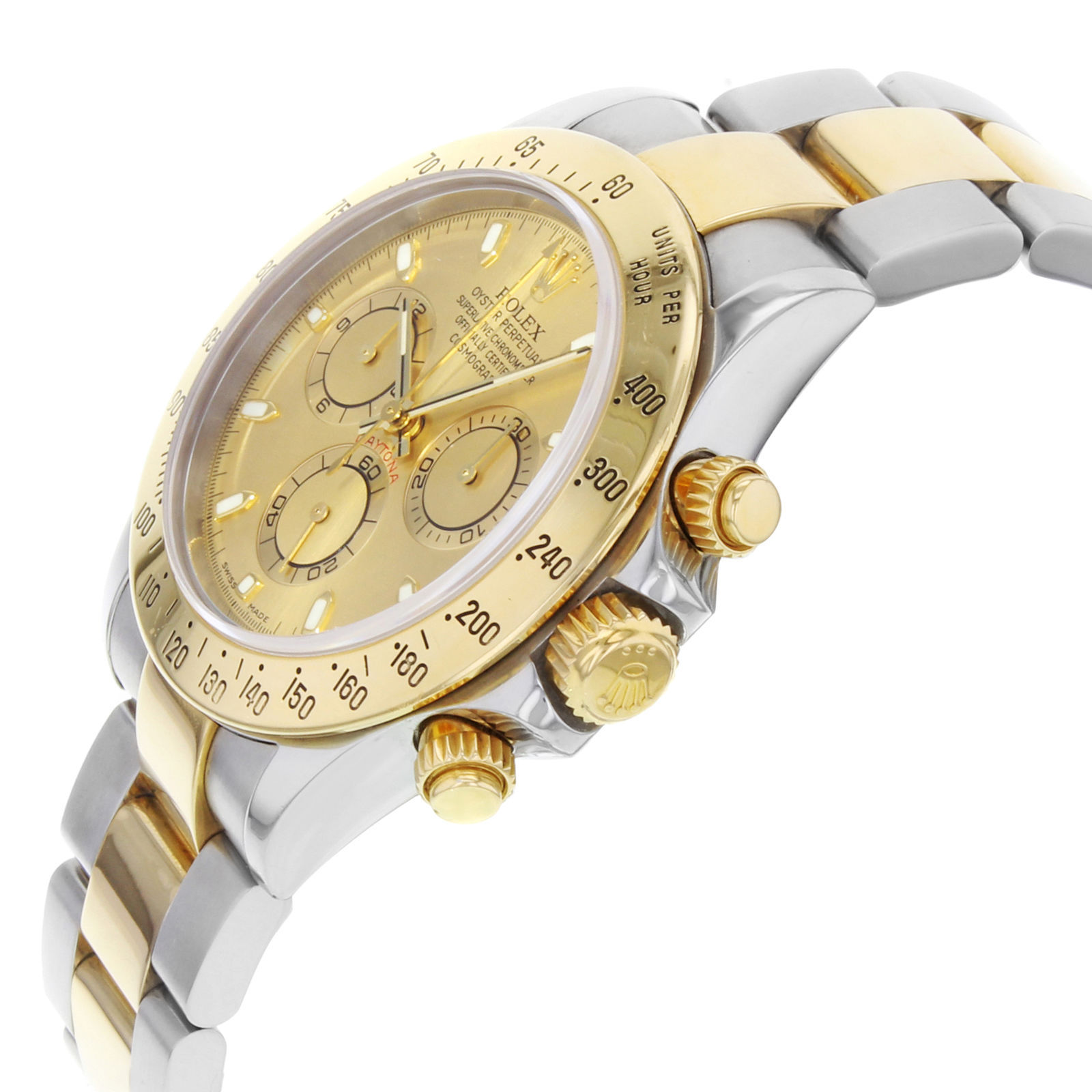 rolex daytona gold two tone