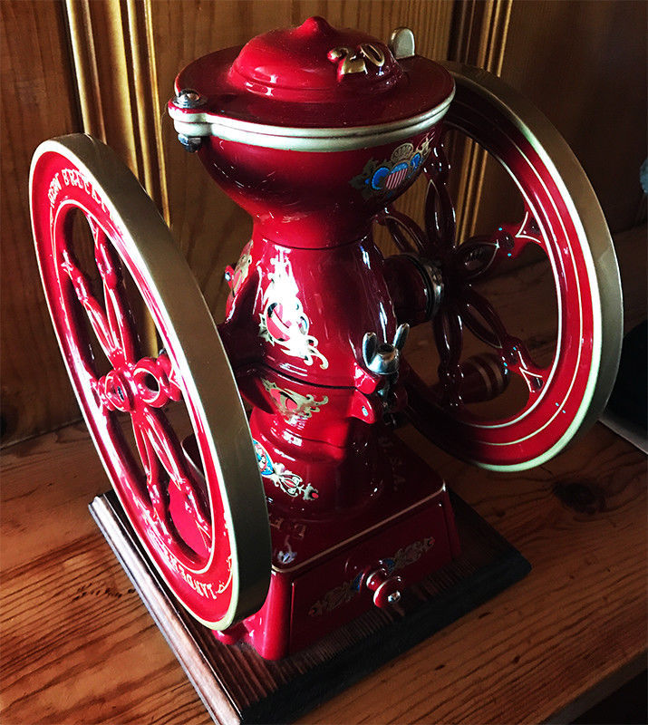 Landers, Frary & Clark Coffee Grinder Circa 1900's, Incredible