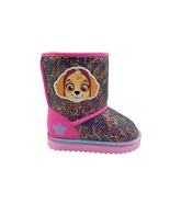 Paw Patrol Cold Weather Boots Size 7 9 or 10 Skye and Everest Glitter Se... - $24.95
