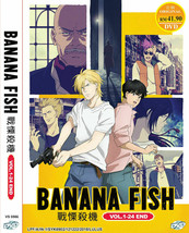 Banana Fish Complete TV Series Vol.1-24 End English Sub Reg All Ship From USA