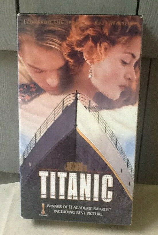 Primary image for Titanic 2 Cassette VHS Movie + Documentary VHS in Black and White + Music CD
