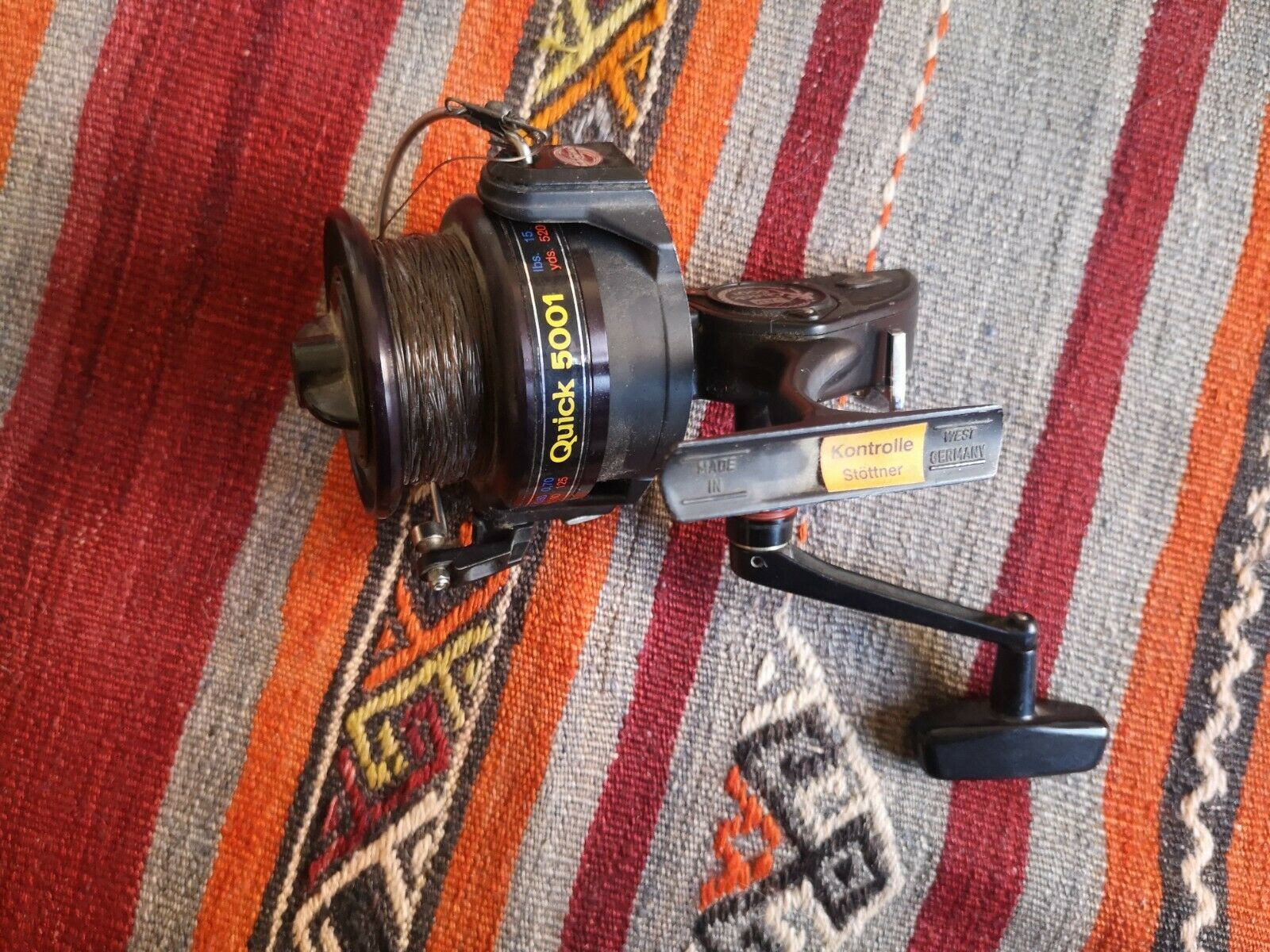 VINTAGE DAM QUICK 5001 SPINNING FISHING REEL MADE IN WEST GERMANY