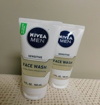 Nivea Men Sensitive Face Wash Cleans Without Drying (2) 5 fl oz tubes - $19.75
