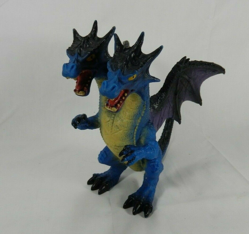 Toys R Us Maidenhead Blue Two Headed Dragon Rubber Fantasy Fantasy