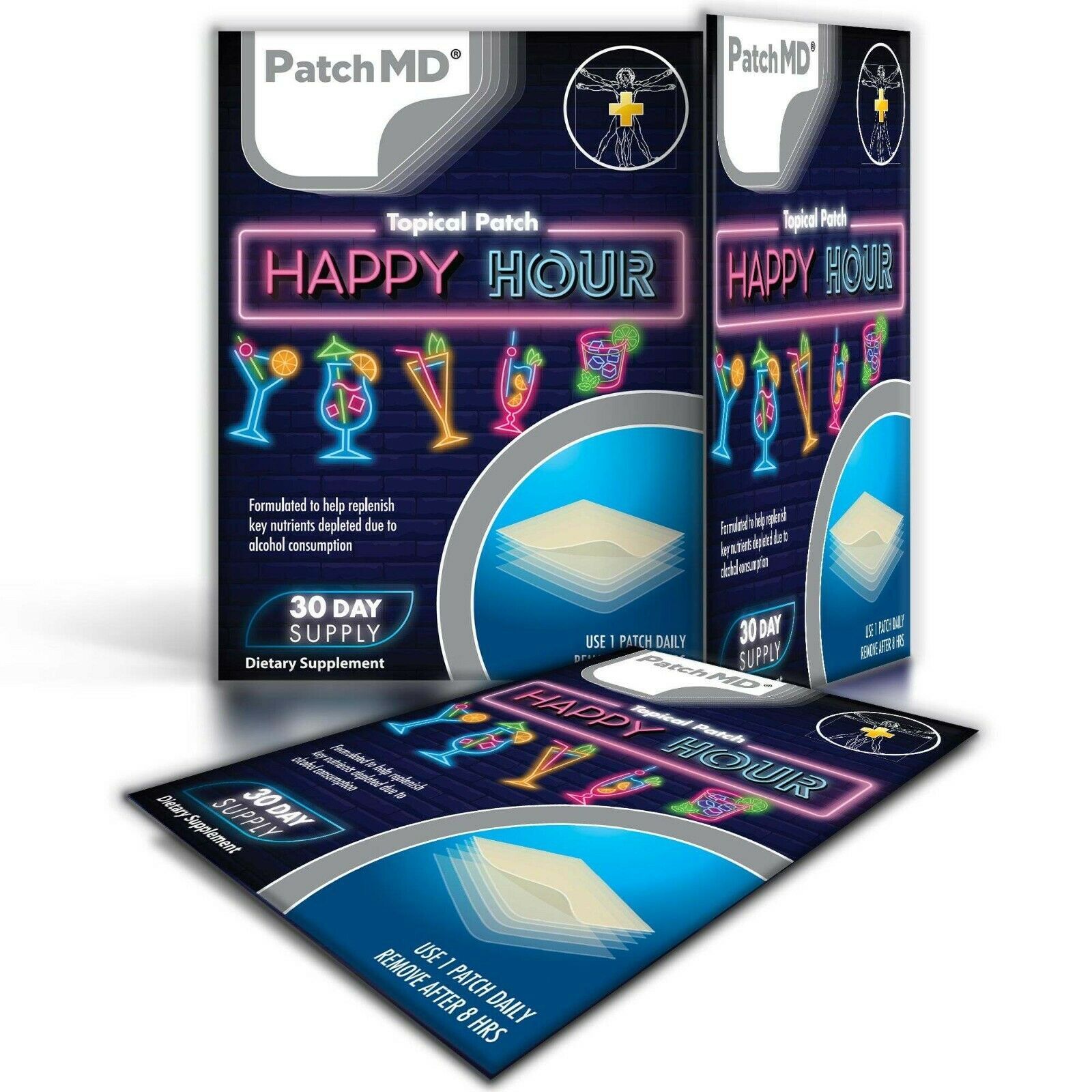 PatchMD Happy Hour (Formerly Hangover Plus) - EXP 2023 - Brand New item - $13.00
