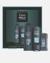 DOVE MEN + CARE Men's Clean Comfort gift set: bodywash, dandruff shampoo, deo - $28.66