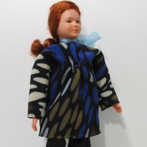 Dressed Lady Woman Doll in Multi-Color Tunic 05 0170 Caco Dollhouse Mini... - $34.01