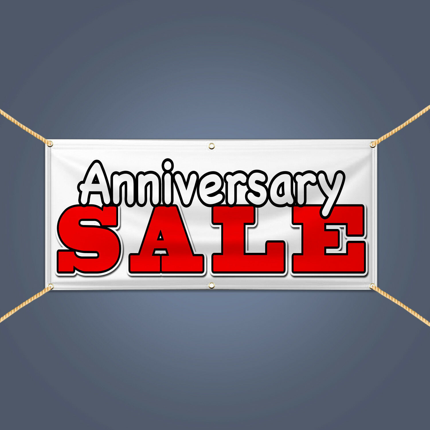 ANNIVERSARY SALE Banner 5' X 3' Business Shop Advertising Vinyl Sign ...