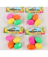 16 Mini Dinosaur Eggs Tiny Dinosaur Fun Inside Easter Basket Party Bag F... - $4.99