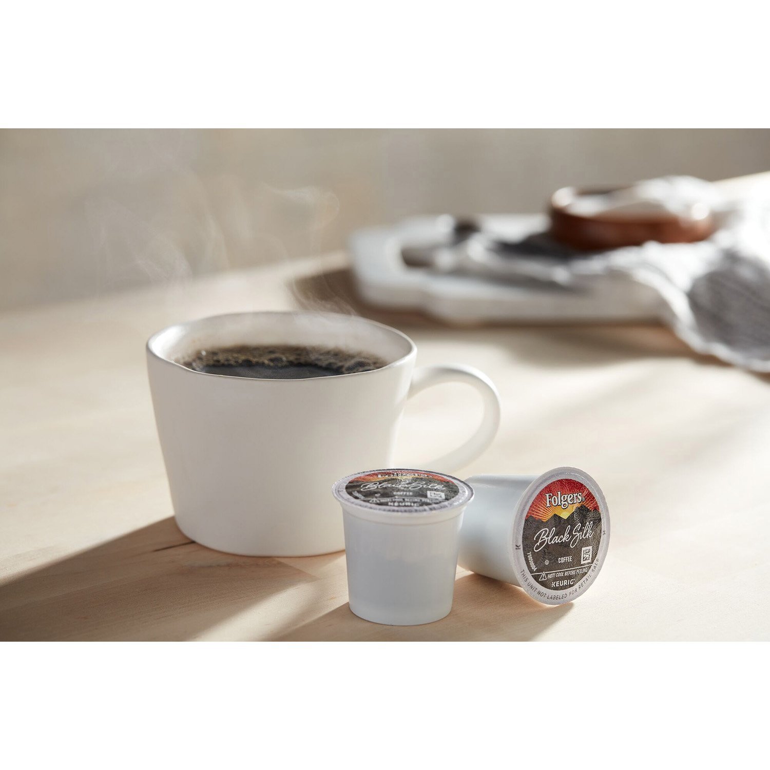 Folgers Black Silk Coffee K-Cups, Dark Roast (100 ct ...