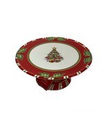 Christopher Radko Letters To Santa Cake Stand Footed Cake Plate in Box w... - $80.00