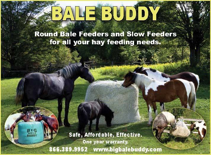 Large SLOW BALE BUDDY Large Round Bale Slow Feed Hay Net 1 ...