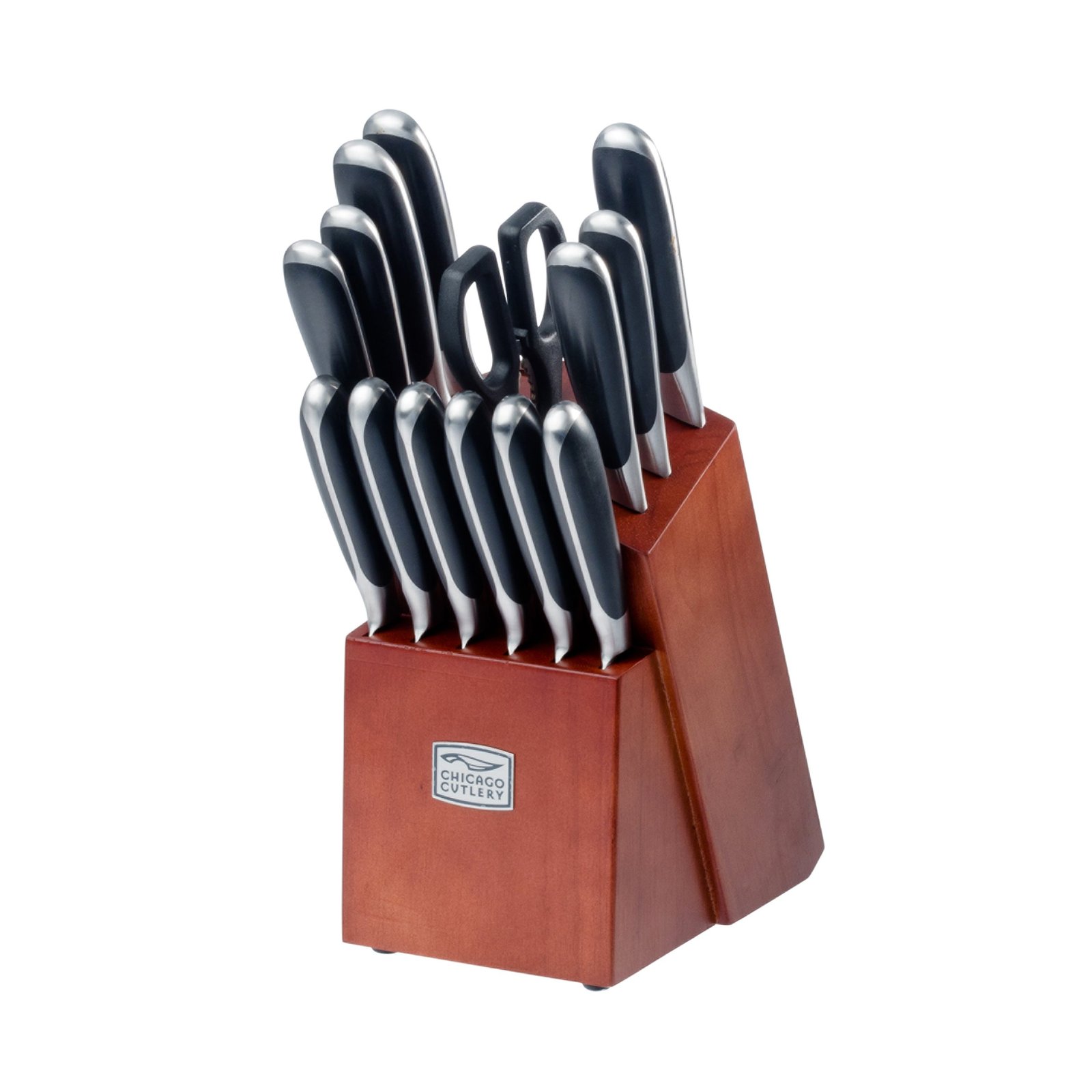 Chicago Cutlery Belden HighCarbon Stainless Steel Knife Block Set (15