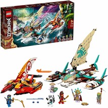 Lego 71748 ninjago battle naval in catamaran combat with 2 cannons, toy - $283.95
