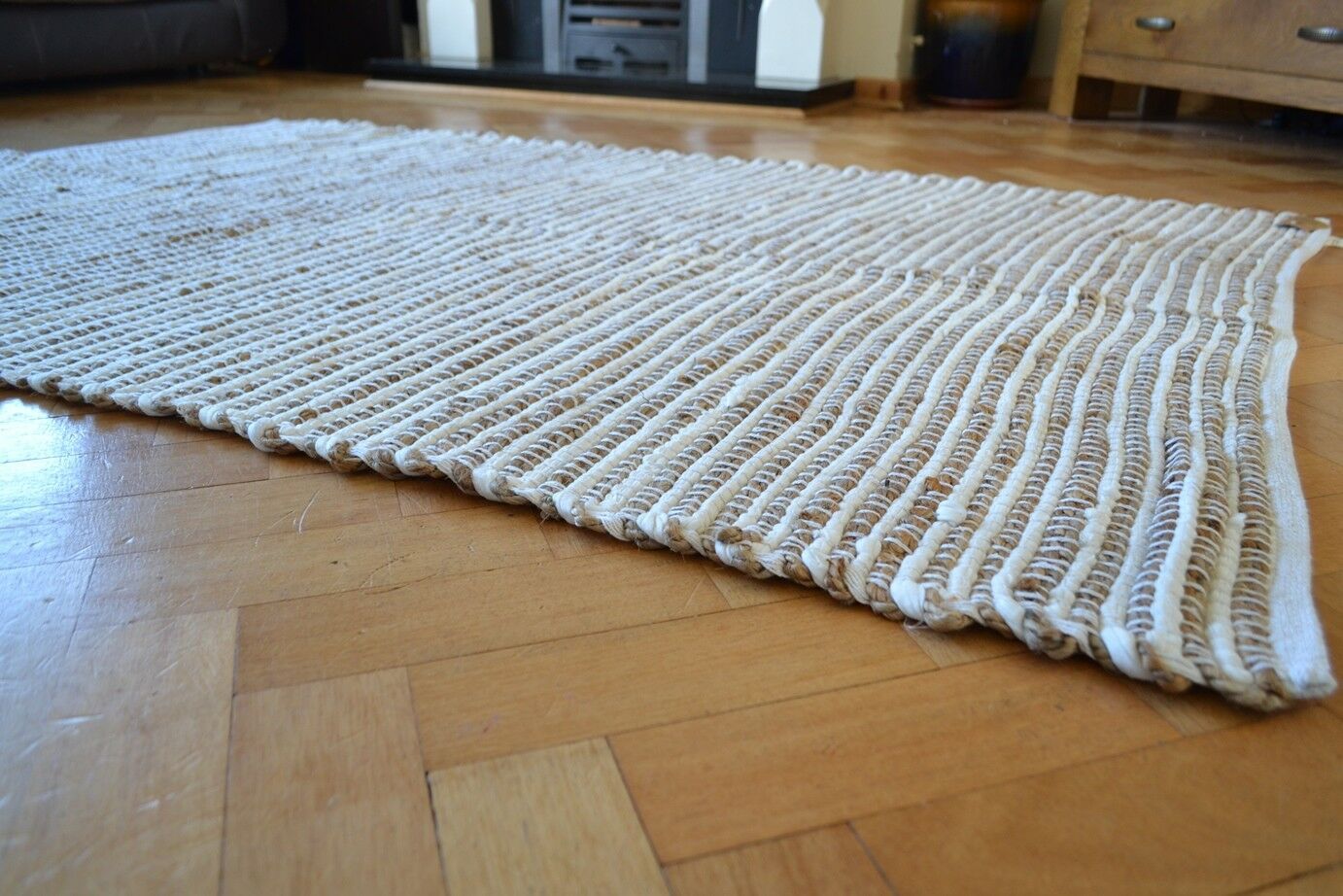 rugs india strip Cotton