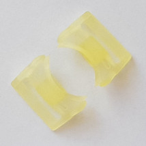 Casio Genuine Factory Baby G Strap Cover End Piece Yellow BG-340SV-2V 2pcs - $28.60