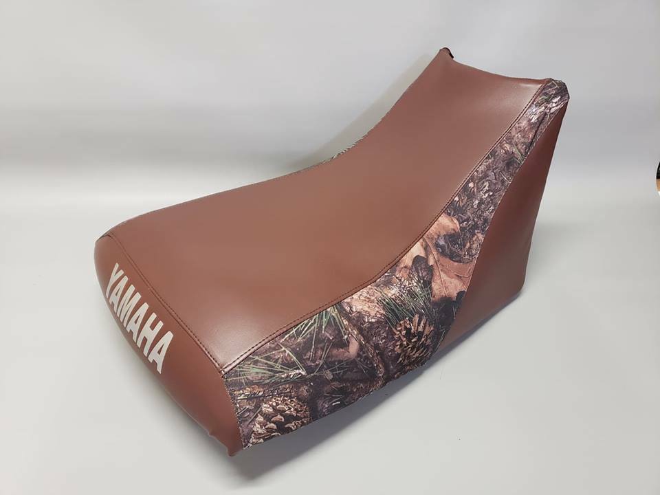 Yamaha Big Bear YFM400 Seat Cover YFM 400 in 2tone BROWN & PINE CAMO