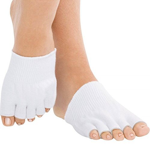 AAATS Gel Lined Toes Alignment Socks Moisturize Soften Therapeutic Toe Skin Mois Outdoor Sports