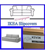 IKEA KIVIK Sofa Slipcover Orrsta Light Gray removable BRAND NEW 102.786.72 - $155.00