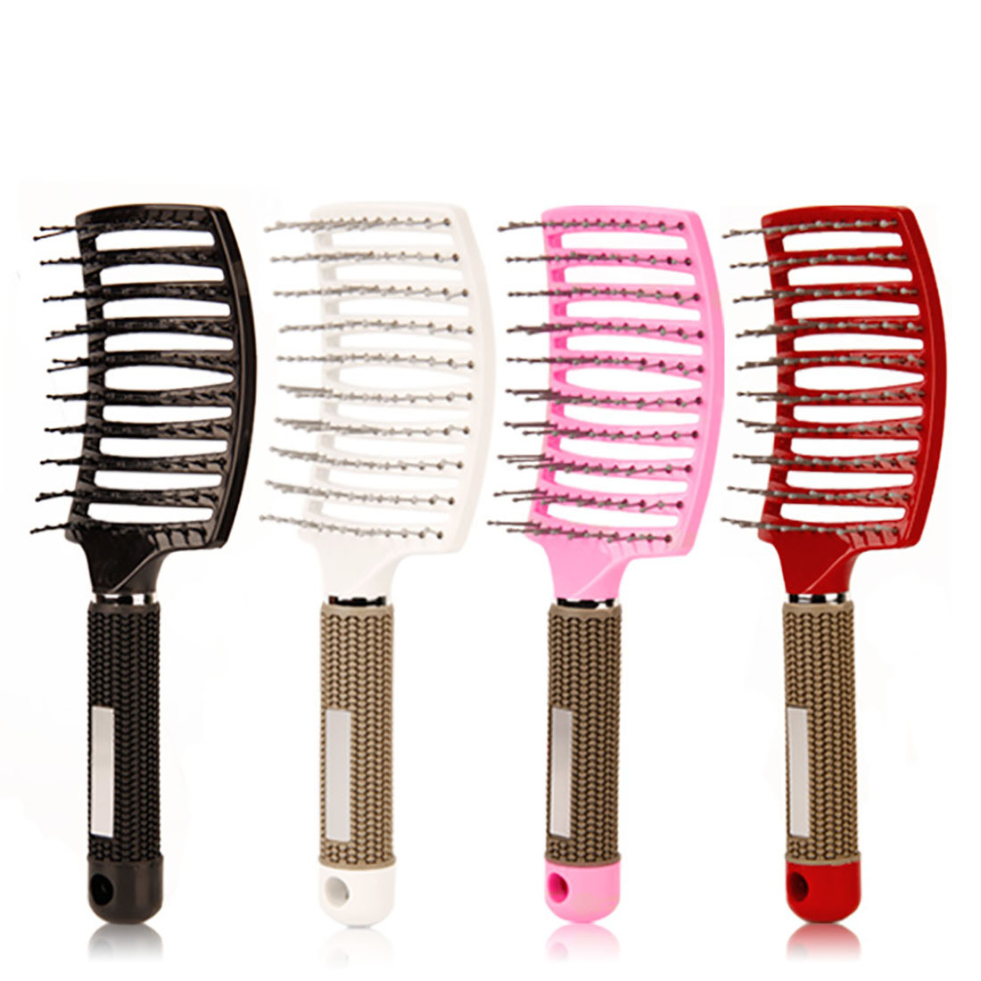 Curved Vented Styling Hair Brush for Women Detangling Thick Hair Massage Combs