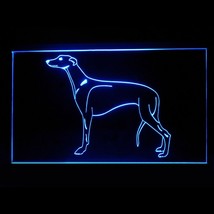 210261B Versatile Personality Greyhound Rescue Dog Cute Puppy Pet LED Light Sign - $21.99