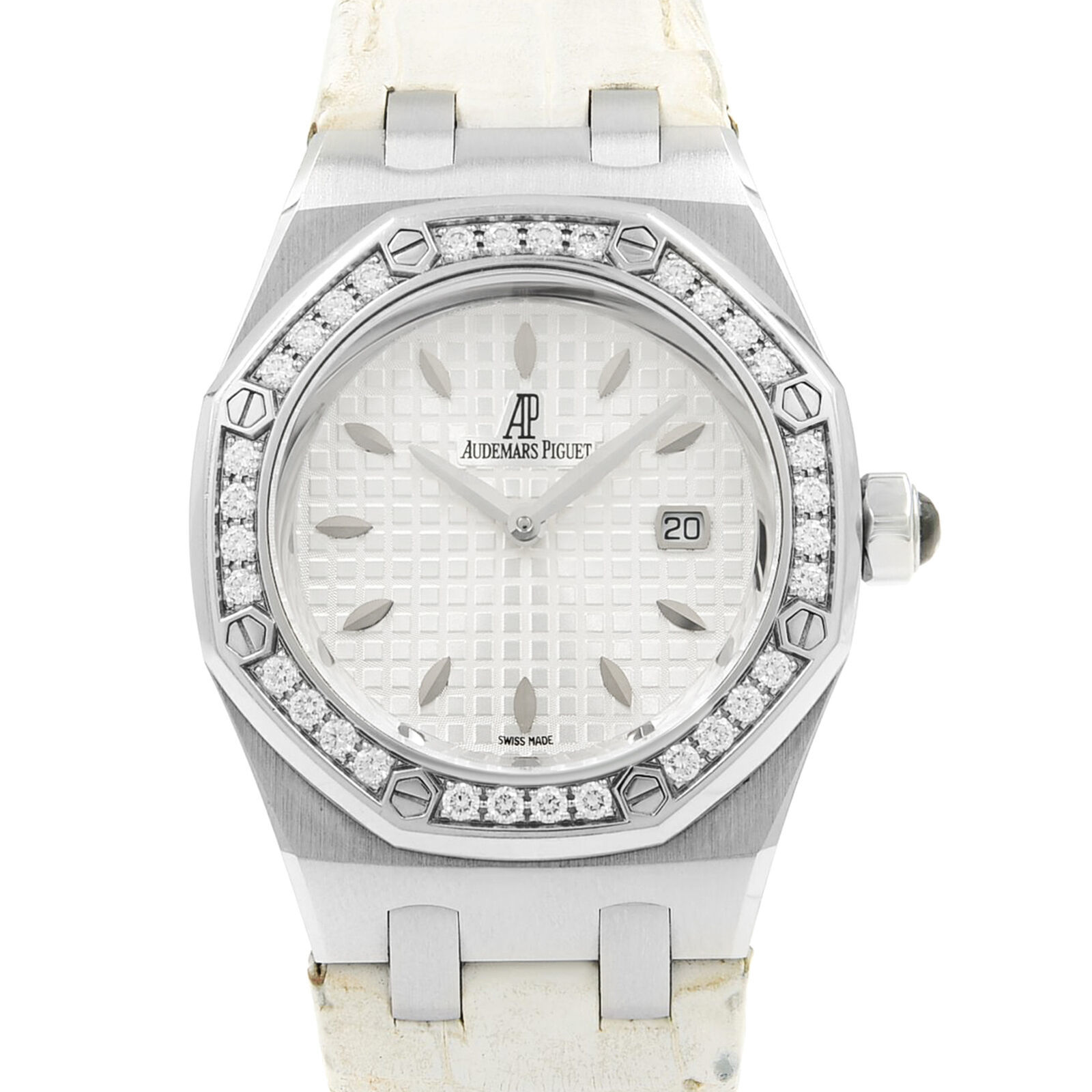 Audemars Piguet Royal Oak Diamant Argent Montre Femme Acier - Wristwatches